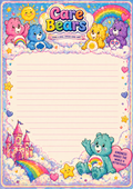 Care Bear Stationary Set