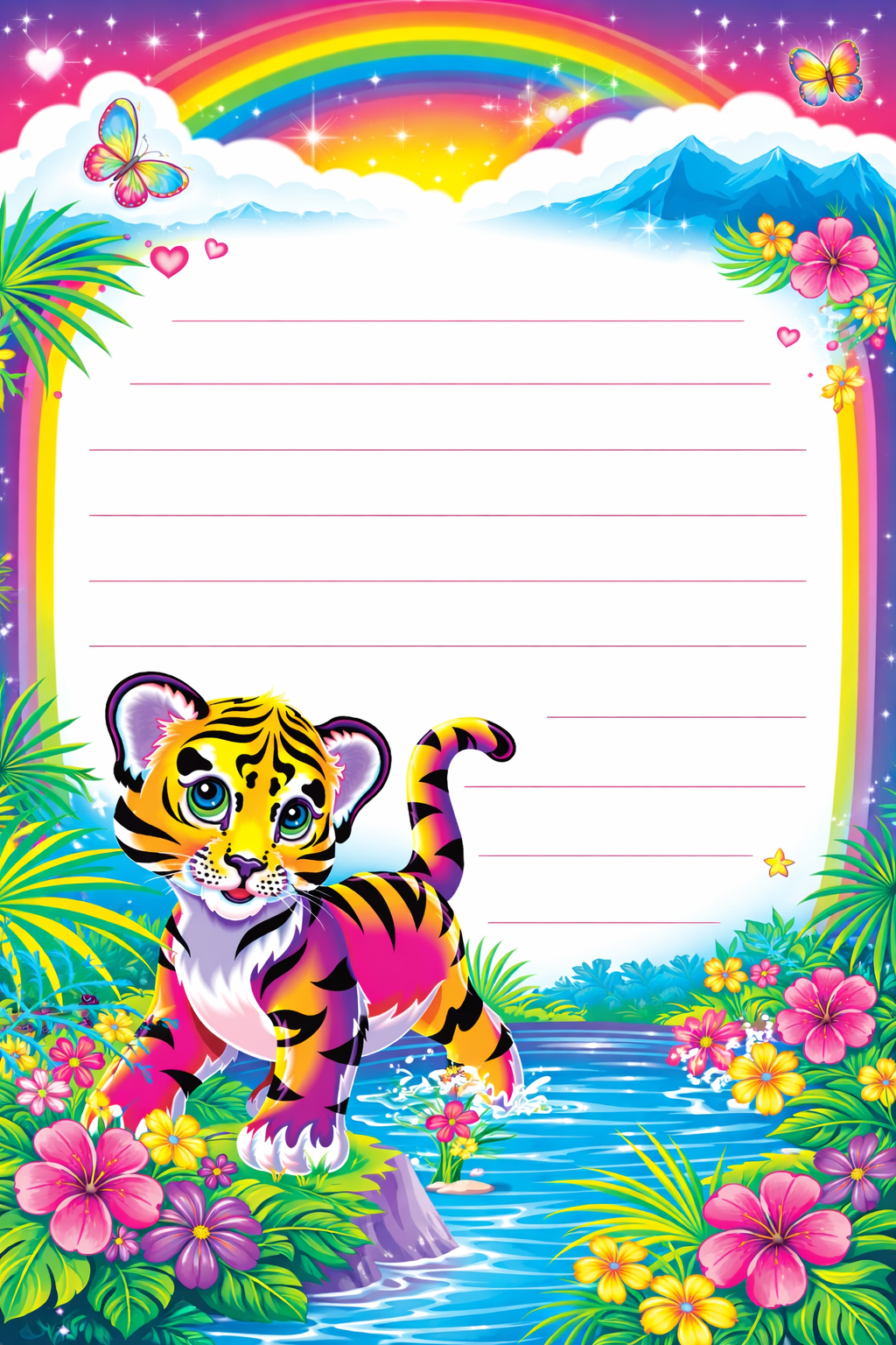 CUTE TIGER STATIONARY