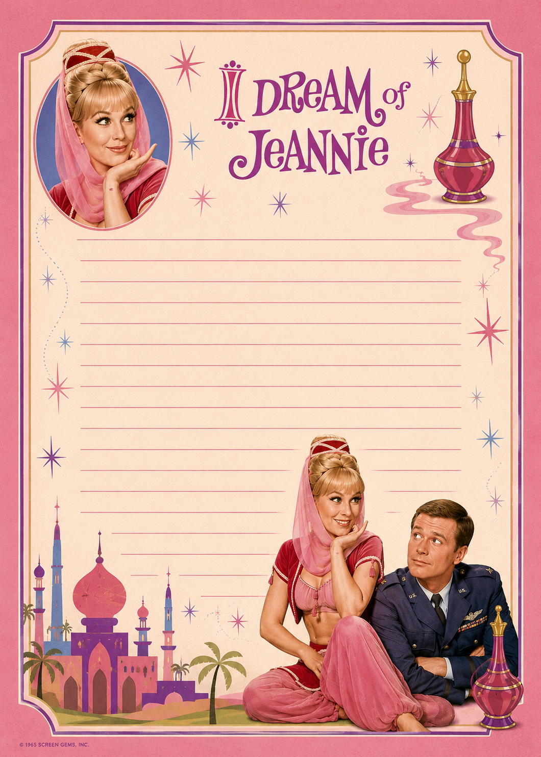 I Dream of Jeannie Stationary