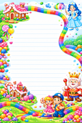 CANDYLAND STATIONARY