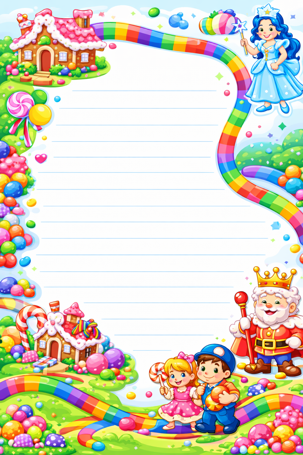 CANDYLAND STATIONARY