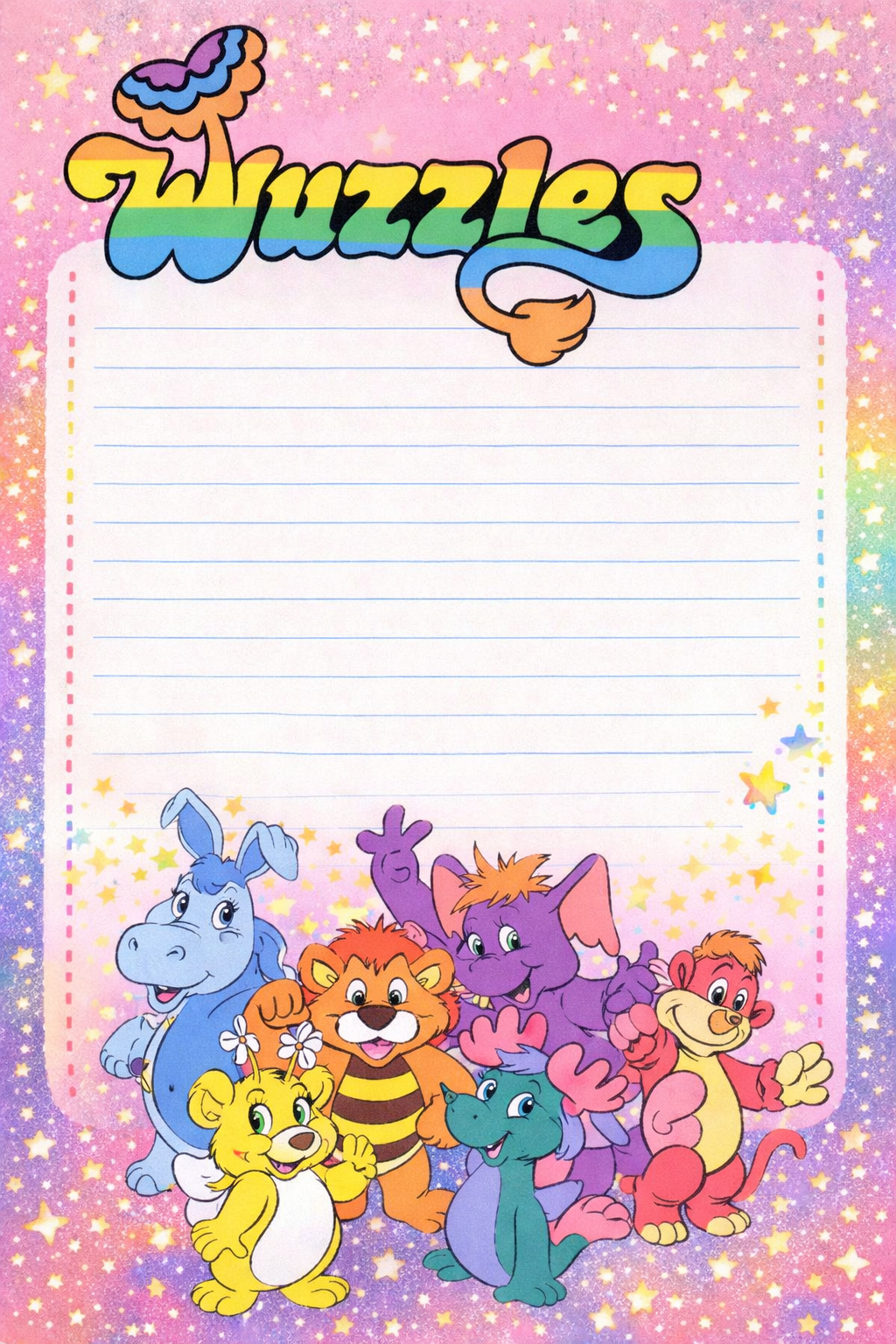 CLASSIC CARTOONS 'WUZZLES' STATIONARY