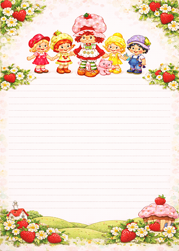 CLASSIC STRAWBERRY SC STATIONARY