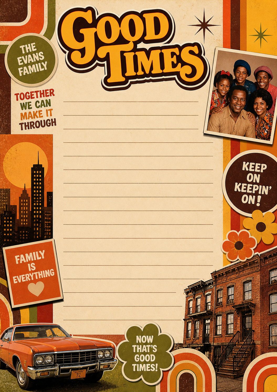 GOOD TIMES STATIONARY