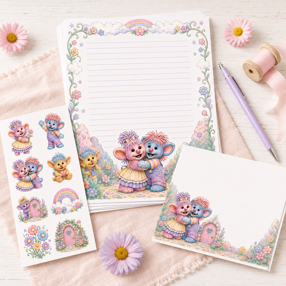 Hugga-Bunch Stationery Set