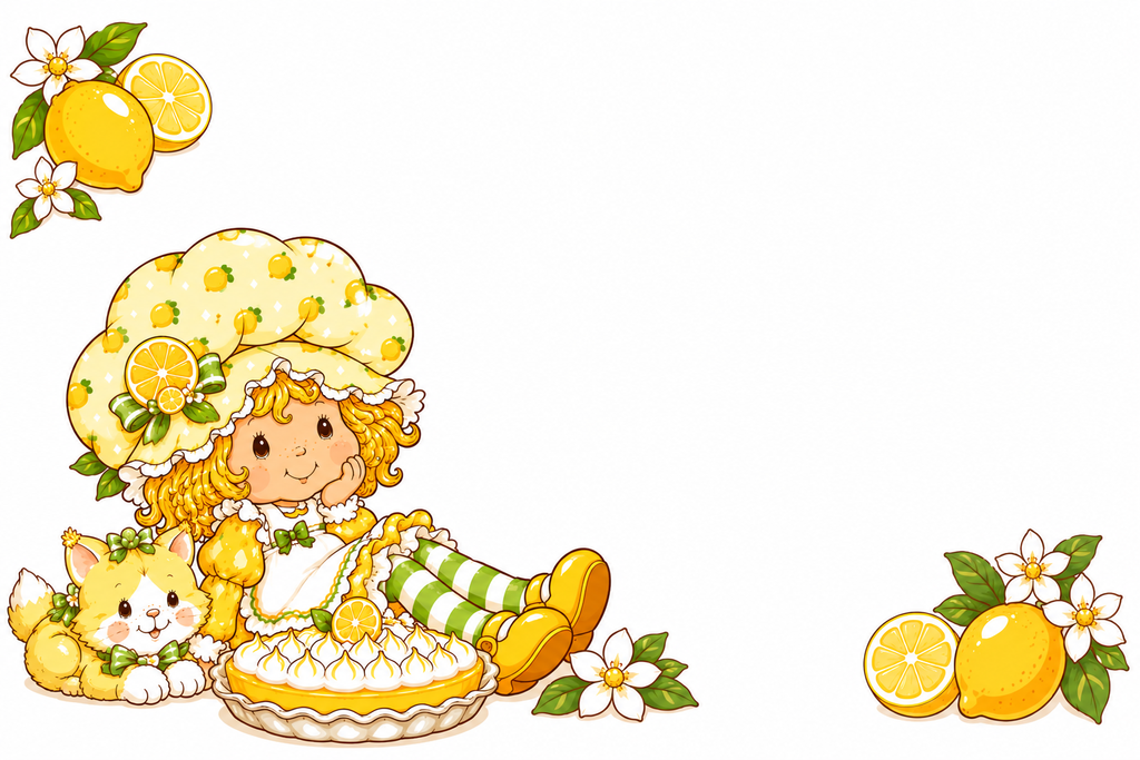 Classic Lemon -Inspired Stationary set
