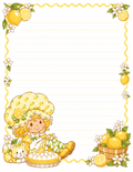 Classic Lemon -Inspired Stationary set