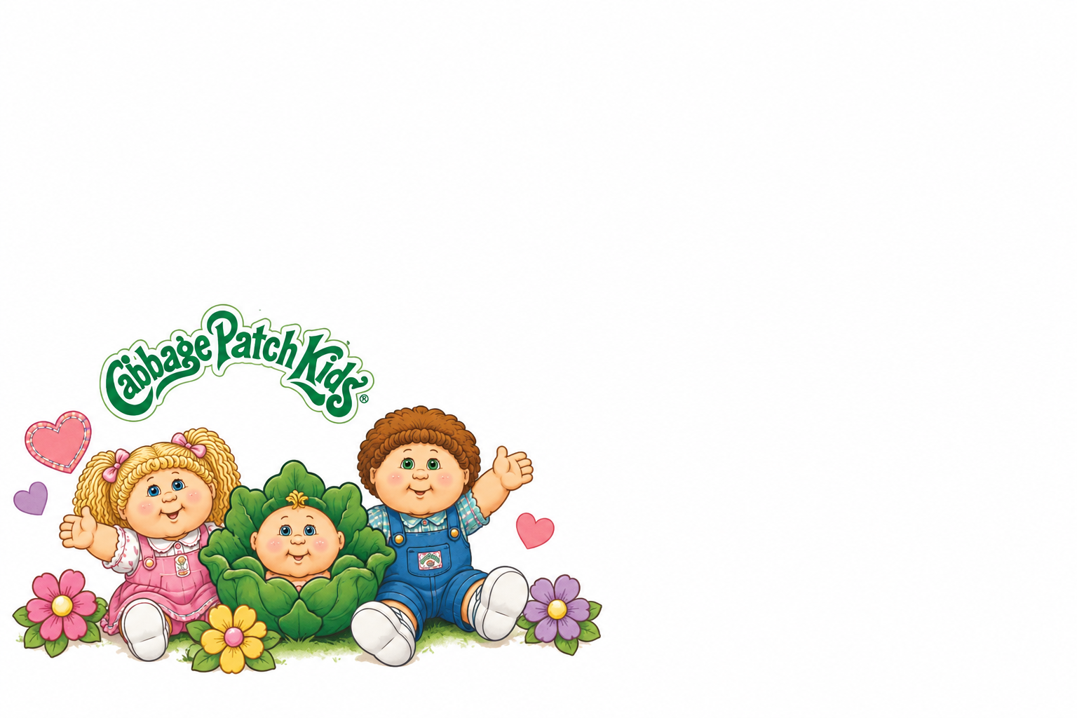 Cabbage Patch-Inspired Stationary Set