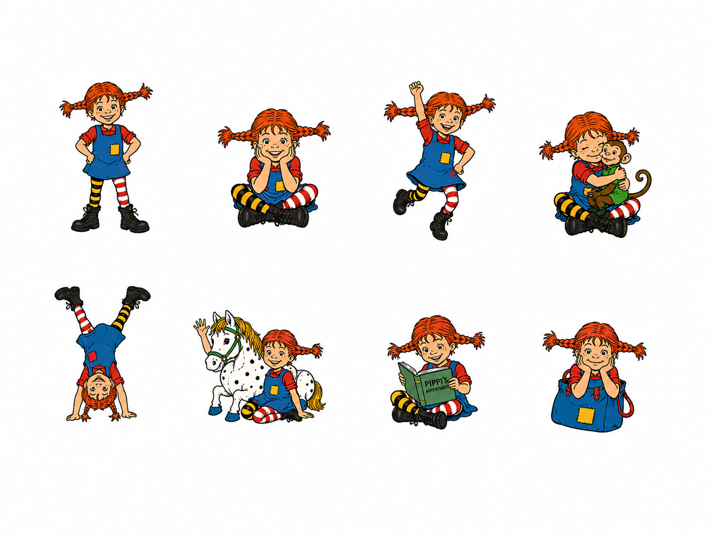 Pippi-Inspired Stationary Set