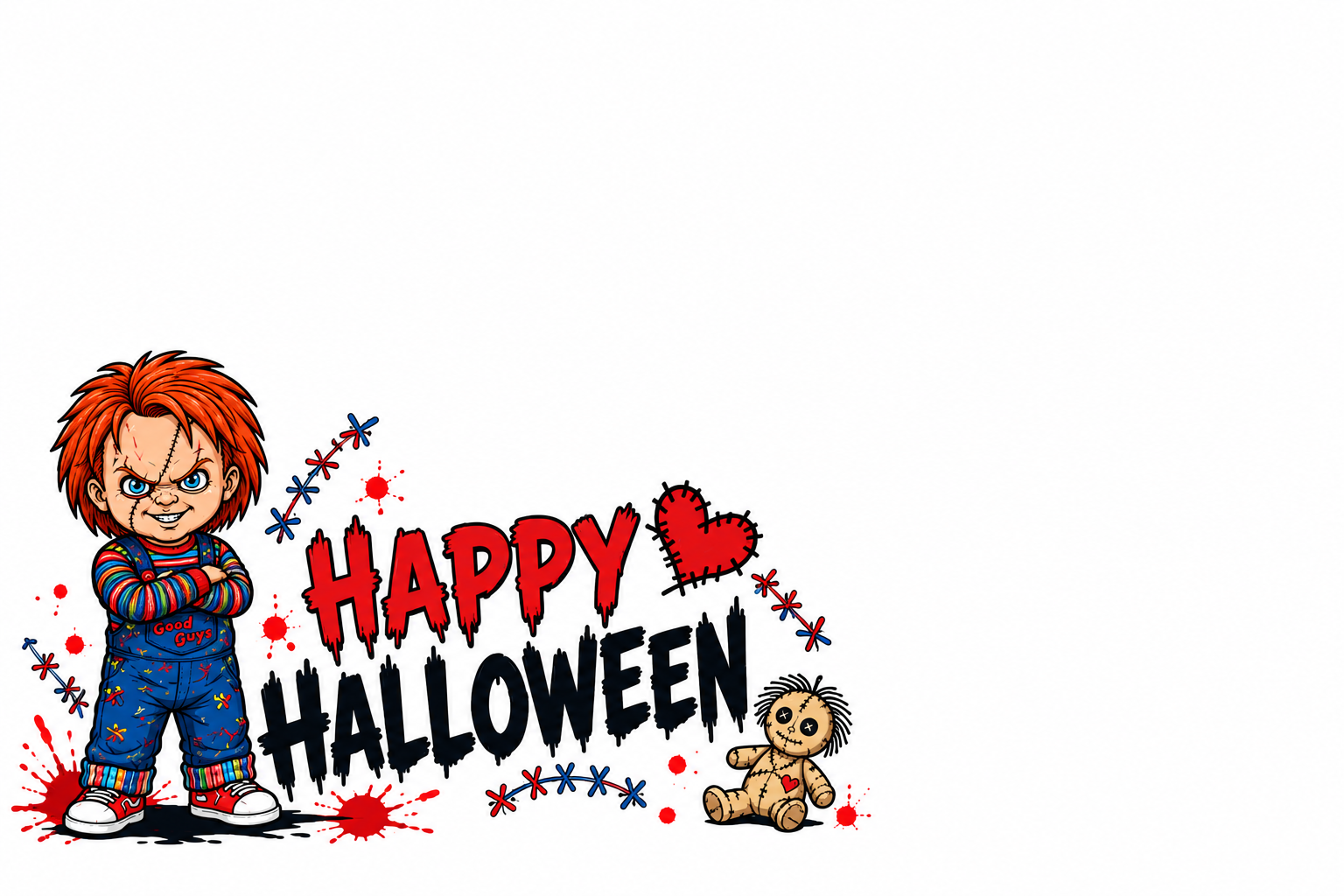Childs Play inspired Stationary Set