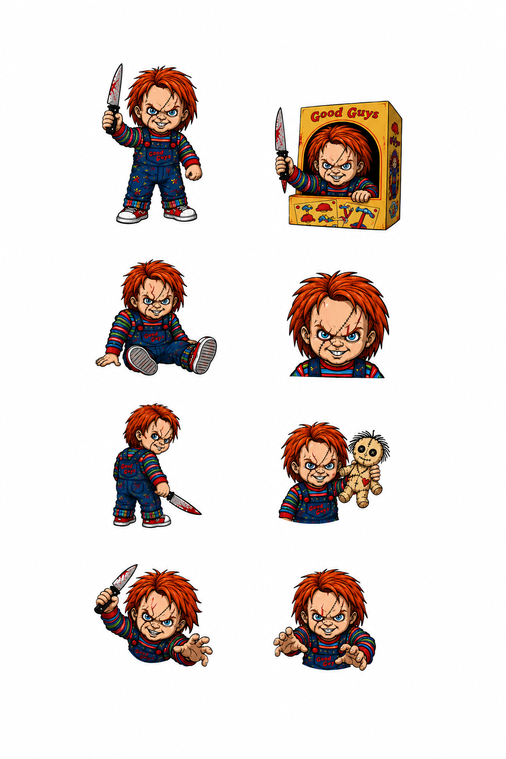 Childs Play inspired Stationary Set