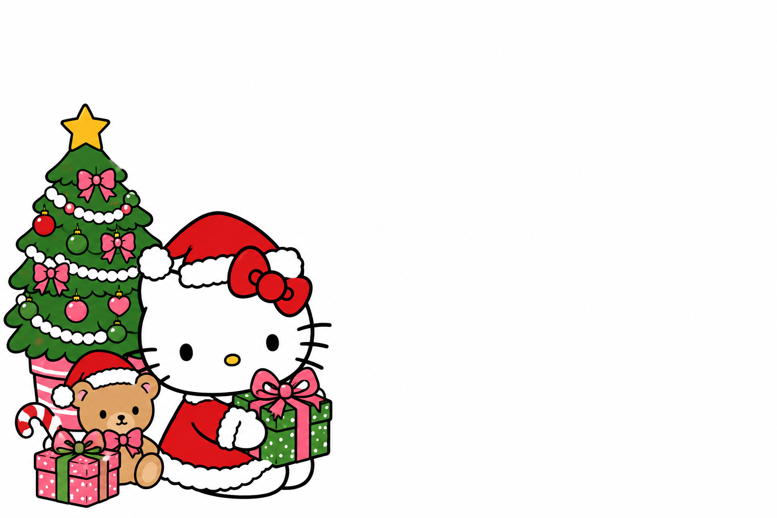 A very hello kitty christmas stationery