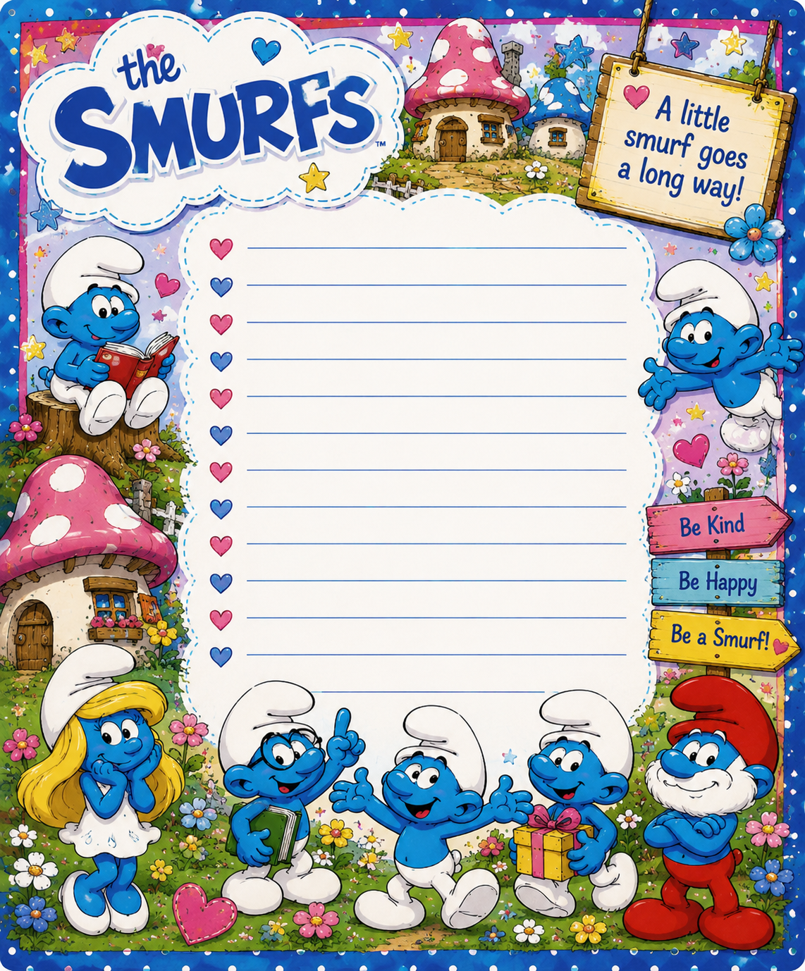 Classic cartoon "smurfs"
