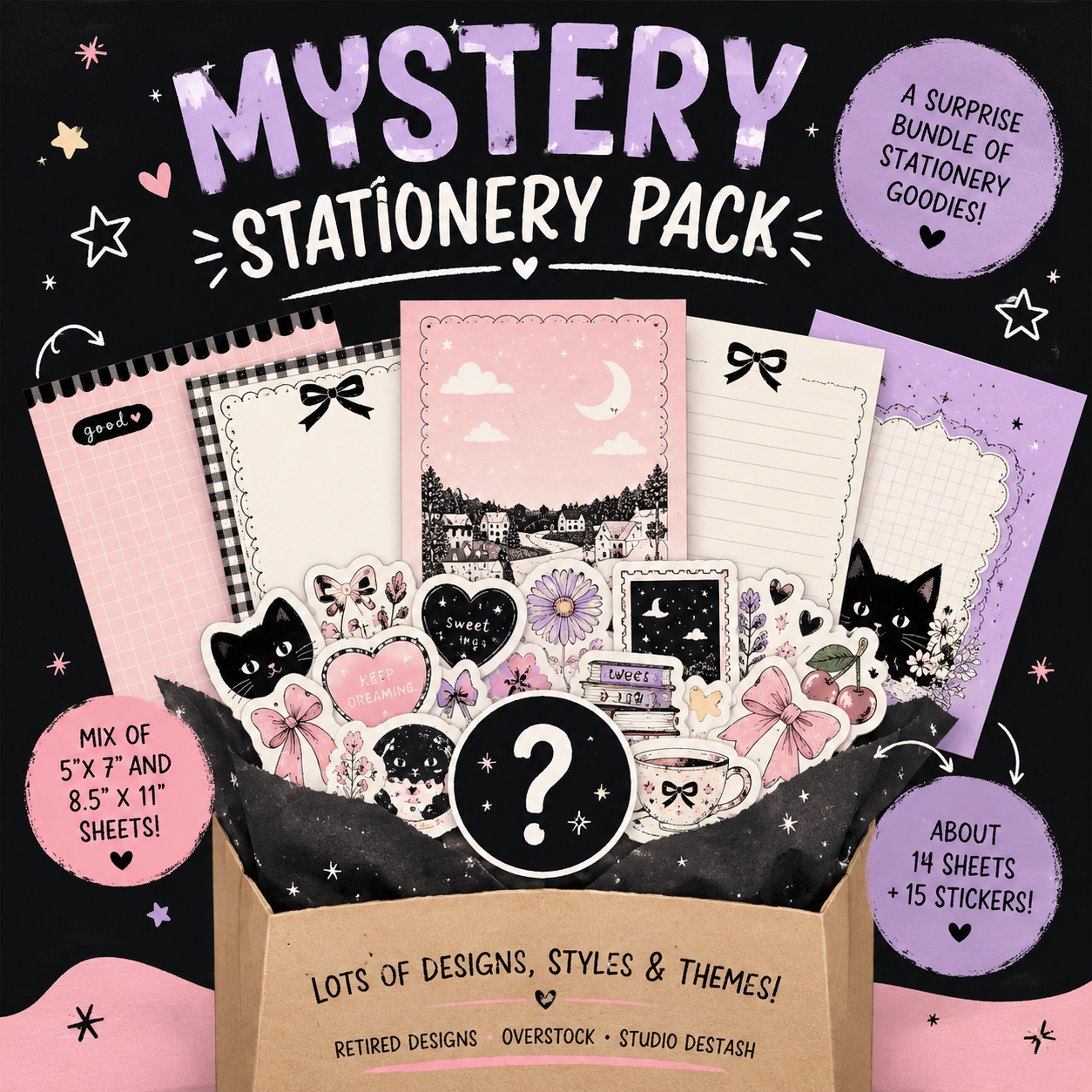 Mystery Stationery Destash Pack