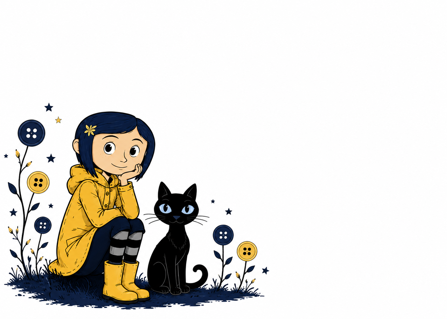 Coraline-Inspired Stationary Set