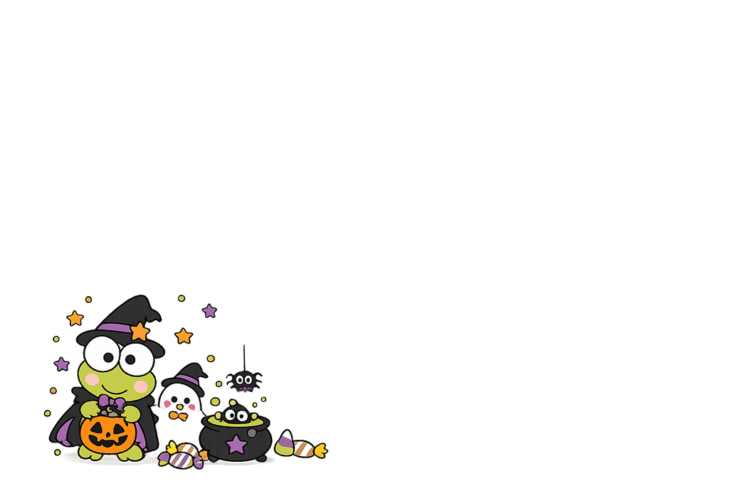 Kerokerokeroppi Halloween Stationery Pack