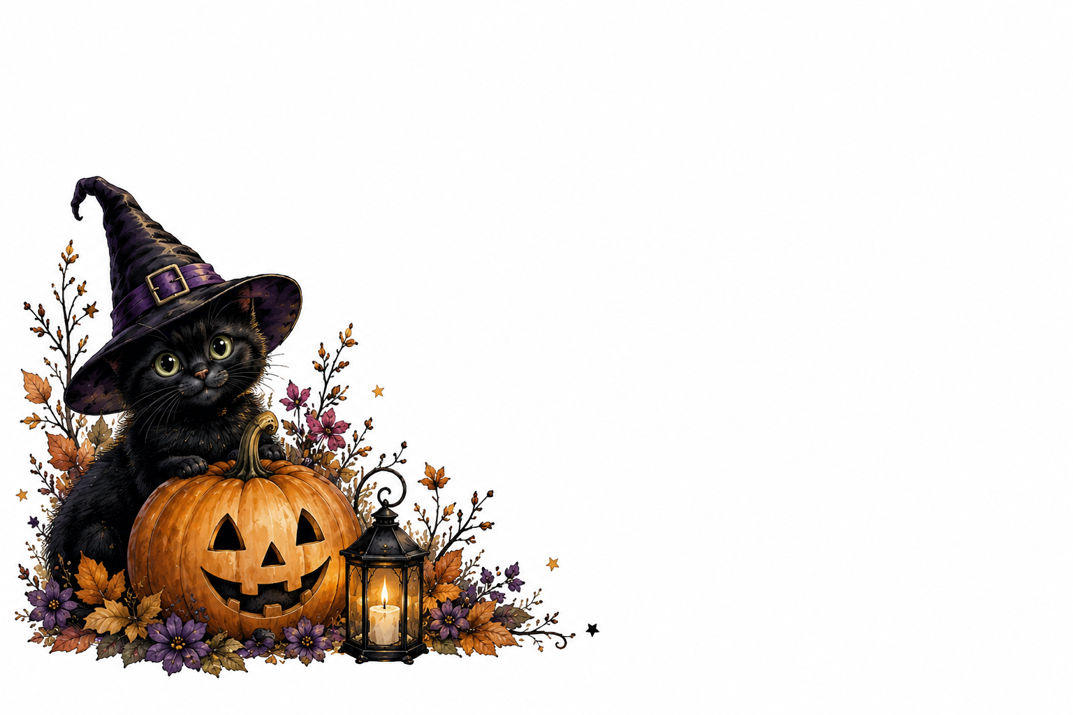 Whimsical Halloween Stationery Set