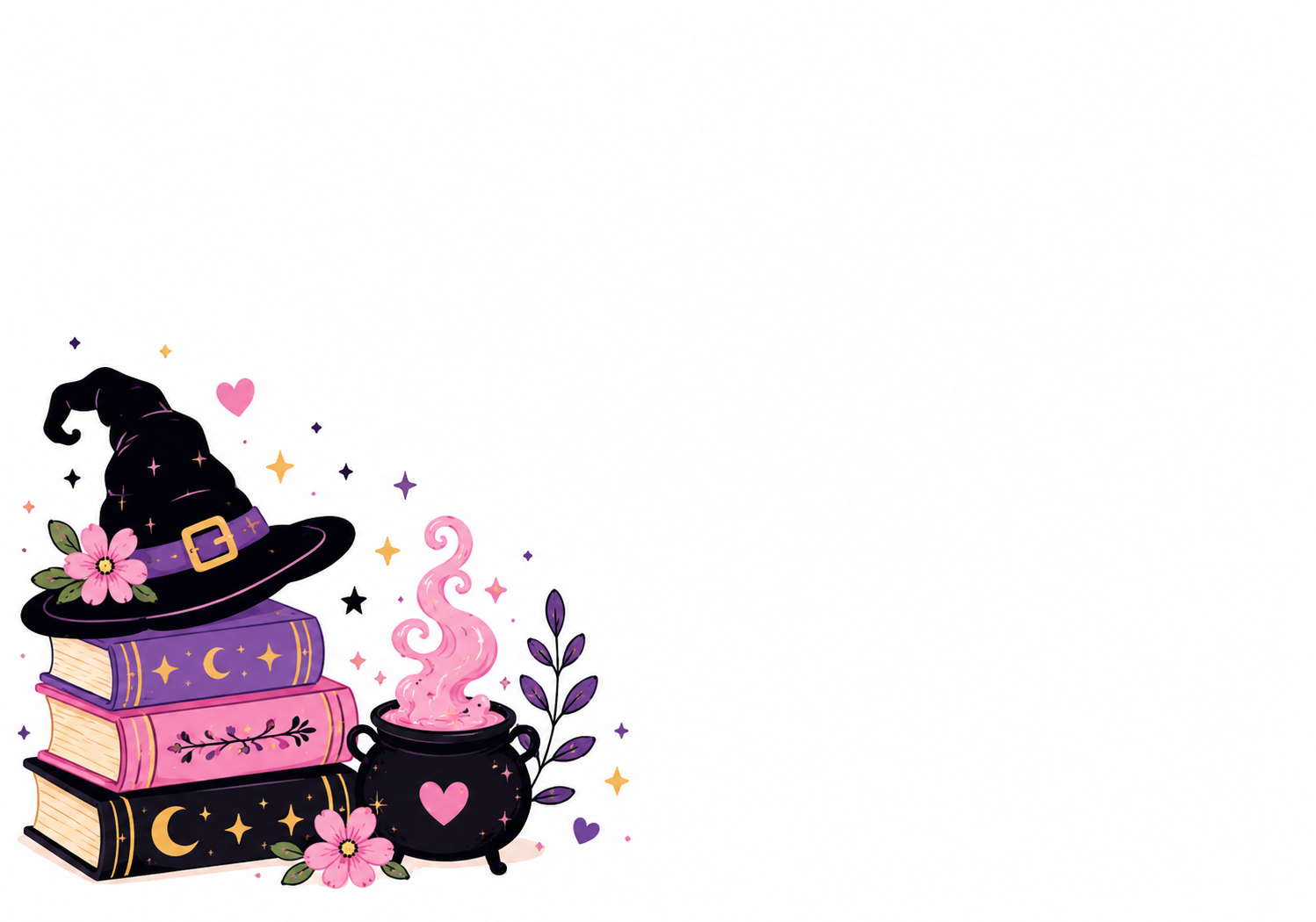 Whimsical Witchy Stationery Set