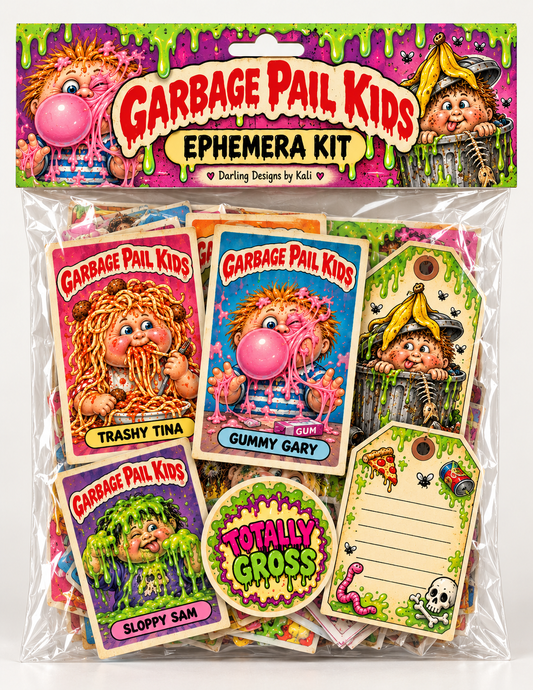 Garbage Pail Inspired Ephemera Pack