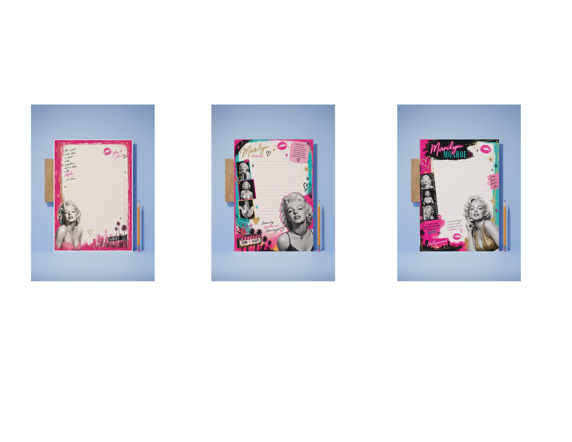 'MARILYN" STATIONARY PACK